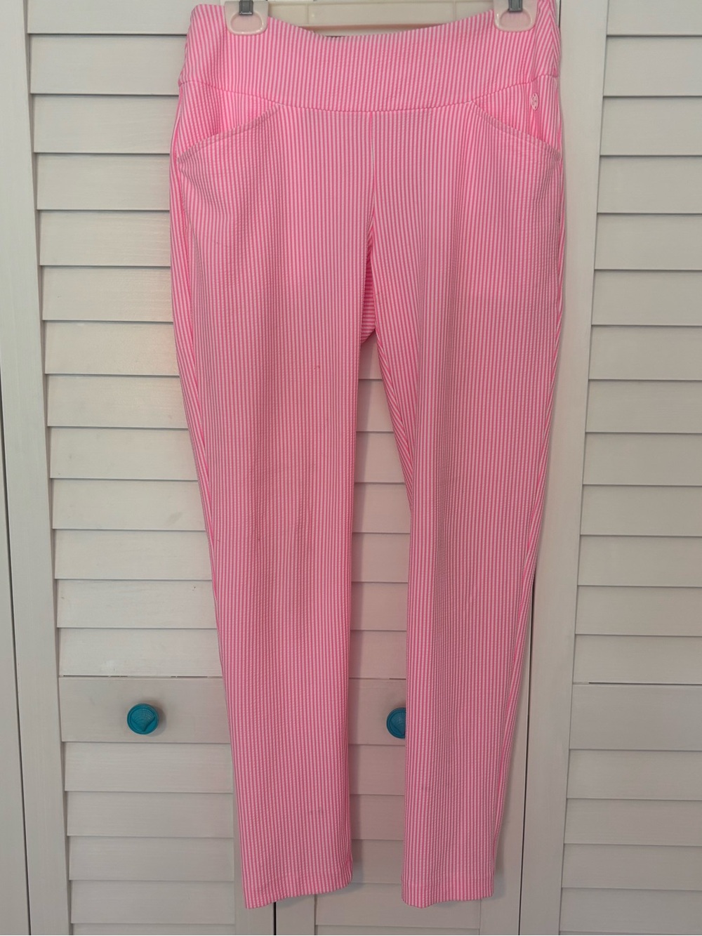 Lilly Pulitzer Women’s Pink Striped Pull-On Pants Size 8.